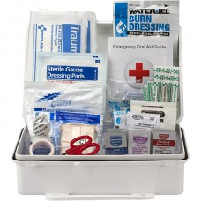 25-Person ANSI A Weatherproof First Aid Kit, Plastic, 1/Each