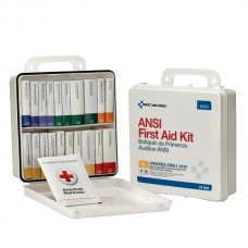 50-Person, 24-Unit ANSI A Unitized Weatherproof First Aid Kit, Plastic, 1/Each