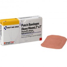 Fabric Patch Bandages, 2" x 3", 10/Box
