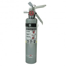 Amerex® 2.5 lb ABC Chrome Fire Extinguisher w/ Vehicle/Marine Bracket