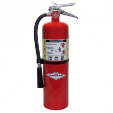 Amerex® 10 lb ABC Fire Extinguisher w/ Brass Valve & Wall Hook