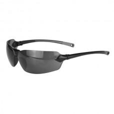 Clear Gray Frame Smoke Lens Safety Eyewear- Set of 12