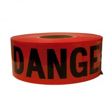  Barricade Tape, "Danger", Red/Black, 1/Each