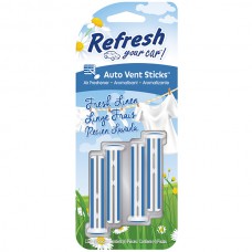 Energizer® Refresh Your Car® Vent Sticks, Fresh Linen, 4/Pkg