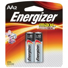 Energizer® Max® Alkaline AA Batteries, 2/Pkg