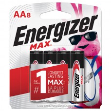 Energizer® Max® Alkaline AA Batteries, 8/Pkg