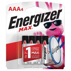 Energizer® Max® Alkaline AAA Batteries, 4/Pkg