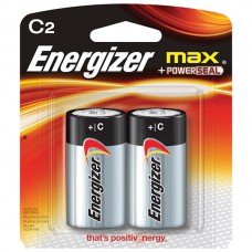 Energizer® Max® Alkaline C Batteries, 2/Pkg