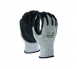  Cut-Resistant Gloves, Large, Gray/Black, 12/Pair