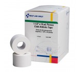 Athletic First Aid Tape (Unitized Refill), Porous Cloth, 1 1/2" x 10 yd, 16 Rolls/Box
