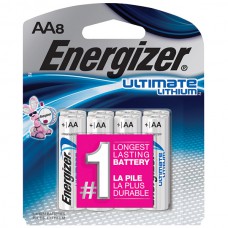 Energizer® Ultimate Lithium® AA Batteries, 8/Pkg