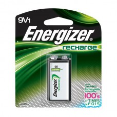 Energizer® Recharge® 9V Battery, 175 mAh, 1/Each