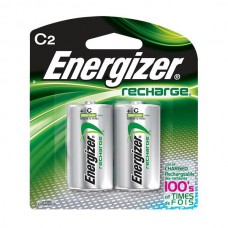 Energizer® Recharge® C Batteries, 2500 mAh, 2/Pkg