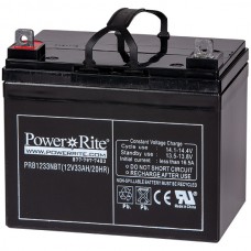 Power Rite® Battery, 12V, 33 Ah (Nut & Bolt Connection), 1/Each