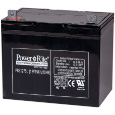 Power Rite® Battery, 12V, 75 Ah (Nut & Bolt Connection), 1/Each 