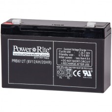 Power Rite® Battery, 6V, 12 Ah, 1/Each
