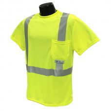 Set of 12- Class 2 Hi-Viz, Max-Dri Safety T-Shirt