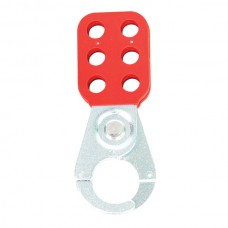  Safety Lockout Hasp, Vinyl-Coated Steel w/ 1" Jaws, 1/Each
