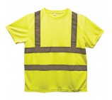  Class 2 Short Sleeve Safety T-Shirt  Lime