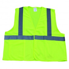  Class 2 Solid Mesh Safety Vest Lime