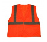  Class 2 Solid Mesh Safety Vest Orange