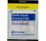 Gauze Pads, 3" x 3, 6/Bag