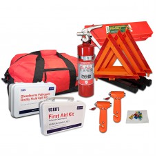 NEMT Compliance Safety Kit - 1A10BC Fire Extinguisher + Dual Escape Tools