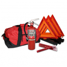 USKITS DOT Truck Kit in Duffel Bag with 5lb 3A40BC Fire Extinguisher