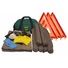 USKITS Truck Spill Kit Plus DOT Compliant Emergency Triangles in a Box