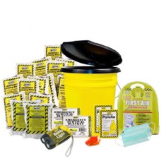2 Person Basic Emergency Kit in a Bucket