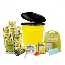 1 Person Basic Emergency Kit in a Bucket