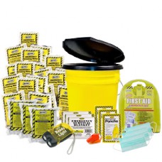 3 Person Basic Emergency Kit in a Bucket