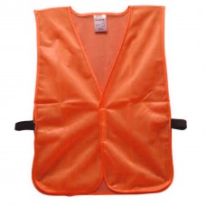  General-Purpose Mesh Safety Vest, Orange w/o Stripes, 1/Each