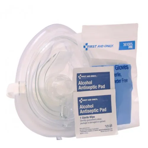 CPR Mask Kits Case of 6 | EMT Grade Barrier Masks with One-Way Valve & Case