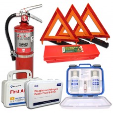 Worksite OSHA Vehicle Safety Kit - 3000 Square Feet - 50 Person ANSI - For Vehicles at Jobsites, Warehouses and More