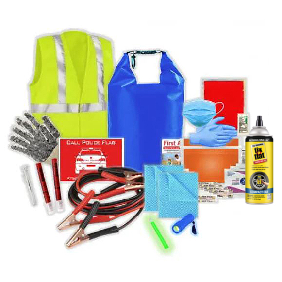 Imprinted USKITS Advanced Car Emergency Kit